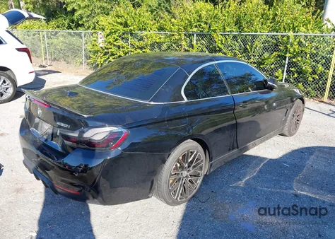 2017 BMW 430I из США, поврежденный, VIN WBA4U7C50H5D43556